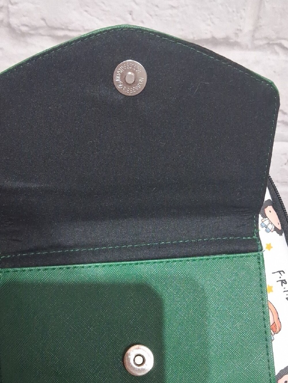 FRIENDS Central Perk Cartoon Characters Mini Backpack - White & Green - Picture 7 of 9